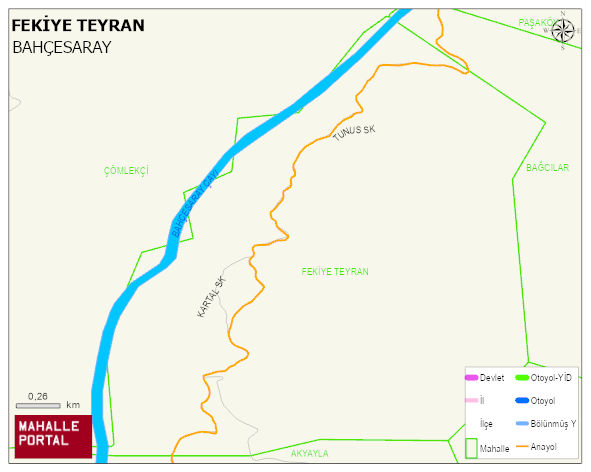 FEKİYE TEYRAN Mahallesi Haritası | Mahalle Sokak Haritası
