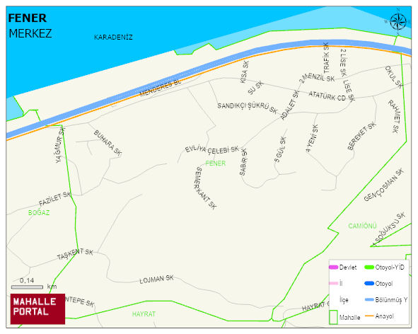 FENER Mahallesi Haritası | Uydu Görüntüsü ve Harita Detayları