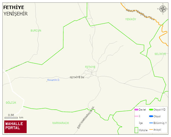 FETHİYE Mahallesi Haritası | Mahalle Sokak Haritası