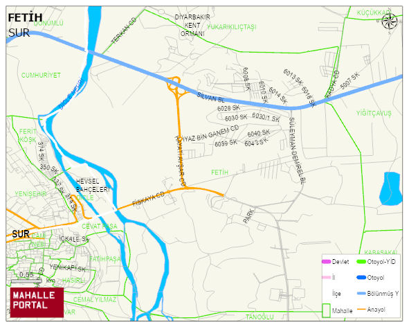 FETİH Mahallesi Haritası | Sayısal Bölge Görünümü