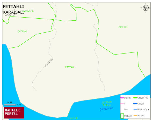 FETTAHLI Mahallesi Haritası | Güncel Mahalle ve Köy Haritası