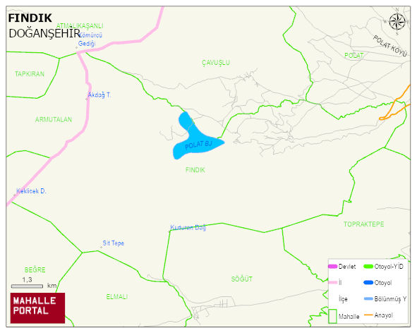 FINDIK Mahallesi Haritası | Güncel Mahalle ve Köy Haritası