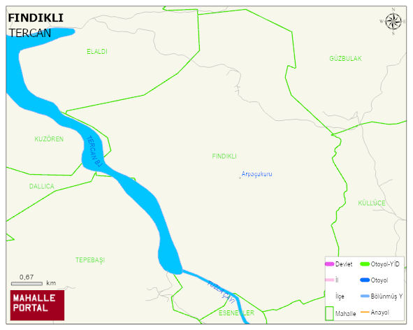 FINDIKLI Köyü Haritası | İnteraktif Köy ve Mahalle Sınırları