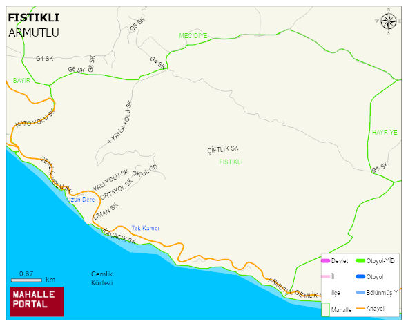 FISTIKLI Köyü Haritası | Güncel Mahalle ve Köy Haritası