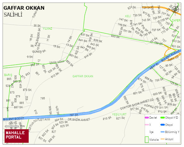 GAFFAR OKKAN Mahallesi Haritası | Mahalle Sokak Haritası