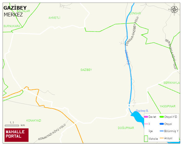 GAZİBEY Köyü Haritası | Uydu Görüntüsü ve Harita Detayları