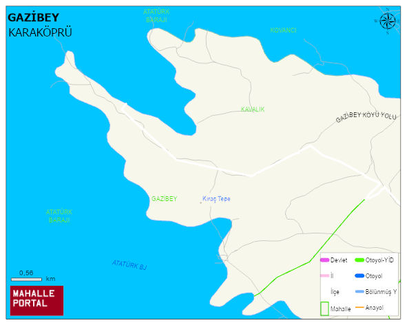 GAZİBEY Mahallesi Haritası | İnteraktif Köy ve Mahalle Sınırları