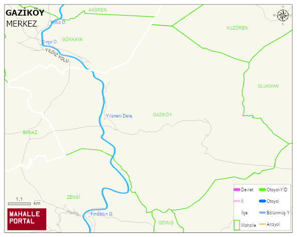 GAZİKÖY Köyü Haritası | Uydu Görüntüsü ve Harita Detayları