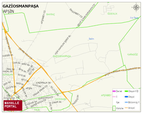 GAZİOSMANPAŞA Mahallesi Haritası | İnteraktif Köy ve Mahalle Sınırları