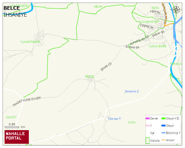 GAZLIGÖL BELDESİ BELCE Mahallesi Haritası | Uydu Görüntüsü ve Harita Detayları