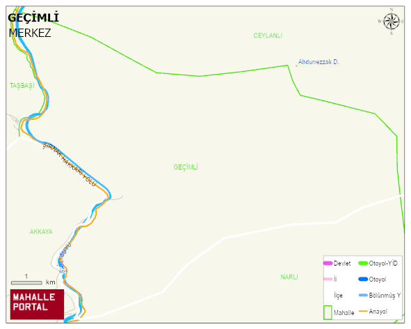 GEÇİMLİ Köyü Haritası | Coğrafi Yapı ve Detaylı Haritası