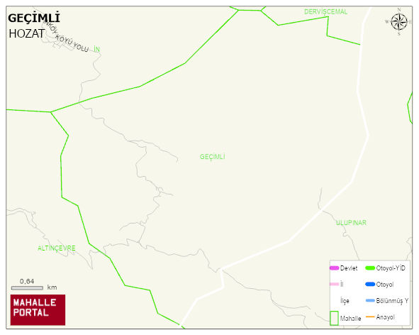 GEÇİMLİ Köyü Haritası | Sayısal Bölge Görünümü