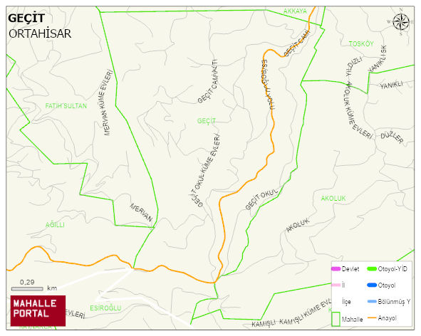 GEÇİT Mahallesi Haritası | İnteraktif Köy ve Mahalle Sınırları