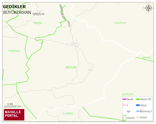 GEDİKLER Mahallesi Haritası | Mahalle Sokak Haritası
