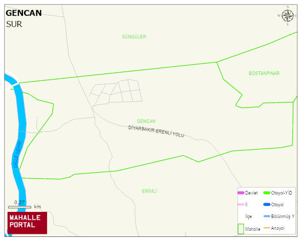 GENCAN Mahallesi Haritası | Detaylı Köy ve Mahalle Görünümü