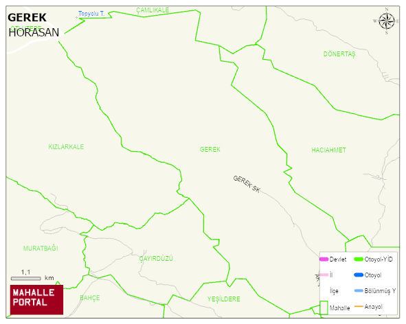 GEREK Mahallesi Haritası | Uydu Görüntüsü ve Harita Detayları