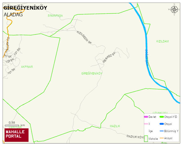 GİREĞİYENİKÖY Mahallesi Haritası | Uydu Görüntüsü ve Harita Detayları