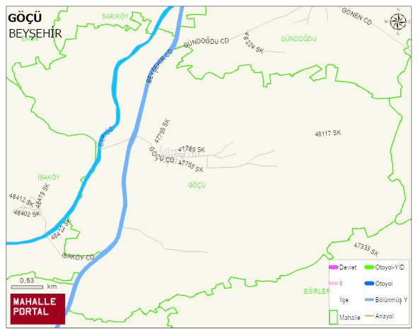GÖÇÜ Mahallesi Haritası | Güncel Mahalle ve Köy Haritası