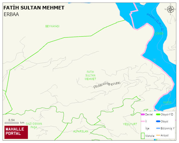 GÖKAL BELDESİ FATİH SULTAN MEHMET Mahallesi Haritası | Dağlar, Ovalar ve Akarsu Bilgileri