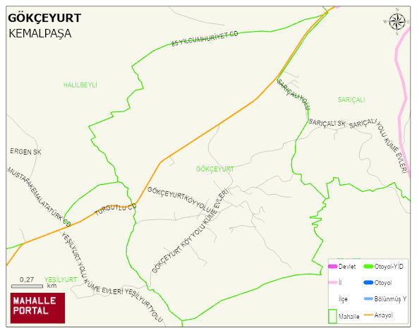 GÖKÇEYURT Mahallesi Haritası | Mahalle Sokak Haritası