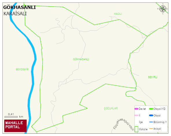GÖKHASANLI Mahallesi Haritası | İnteraktif Köy ve Mahalle Sınırları
