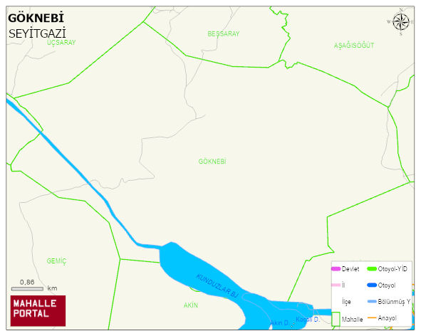 GÖKNEBİ Mahallesi Haritası | Dağlar, Ovalar ve Akarsu Bilgileri