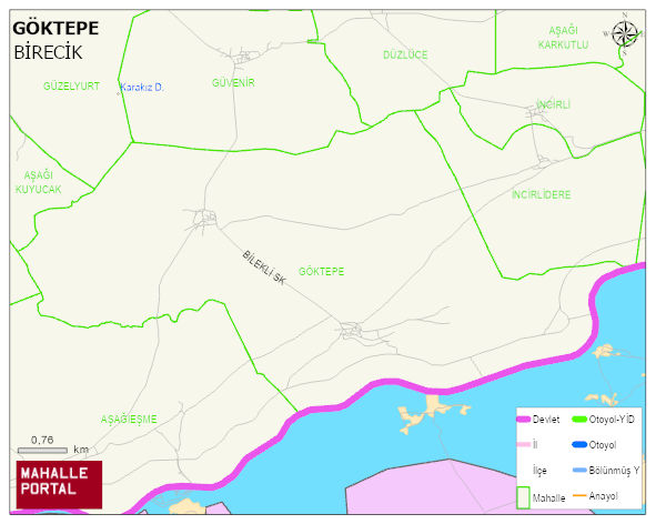 GÖKTEPE Mahallesi Haritası | Güncel Mahalle ve Köy Haritası