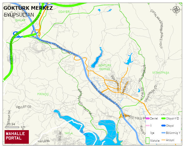 GÖKTÜRK MERKEZ Mahallesi Haritası | Mahalle Sokak Haritası