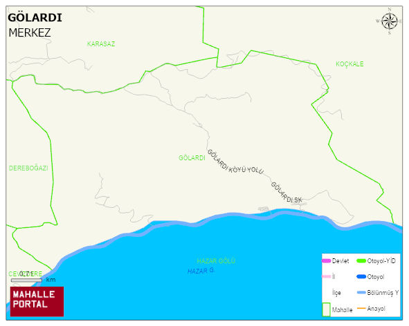 GÖLARDI Köyü Haritası | Güncel Mahalle ve Köy Haritası
