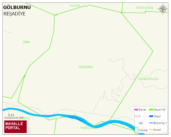 GÖLBURNU Köyü Haritası | Mahalle Sokak Haritası