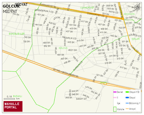 GÖLCÜK Mahallesi Haritası | Mahalle Sokak Haritası