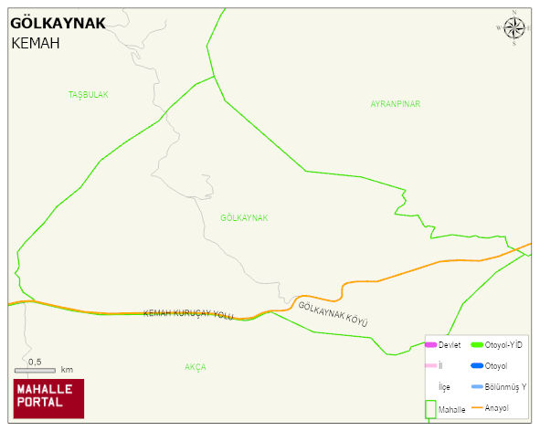 GÖLKAYNAK Köyü Haritası | Uydu Görüntüsü ve Harita Detayları