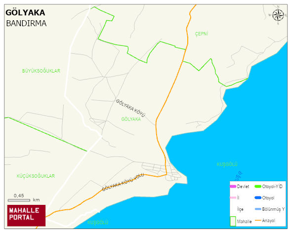 GÖLYAKA Mahallesi Haritası | Detaylı Köy ve Mahalle Görünümü