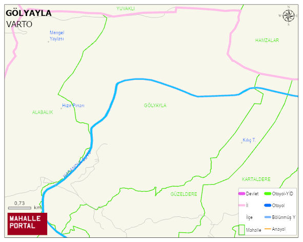 GÖLYAYLA Köyü Haritası | Sayısal Bölge Görünümü