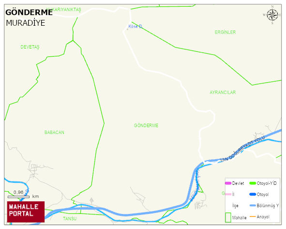 GÖNDERME Mahallesi Haritası | Mahalle Sokak Haritası