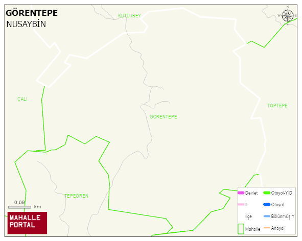GÖRENTEPE Mahallesi Haritası | Dağlar, Ovalar ve Akarsu Bilgileri