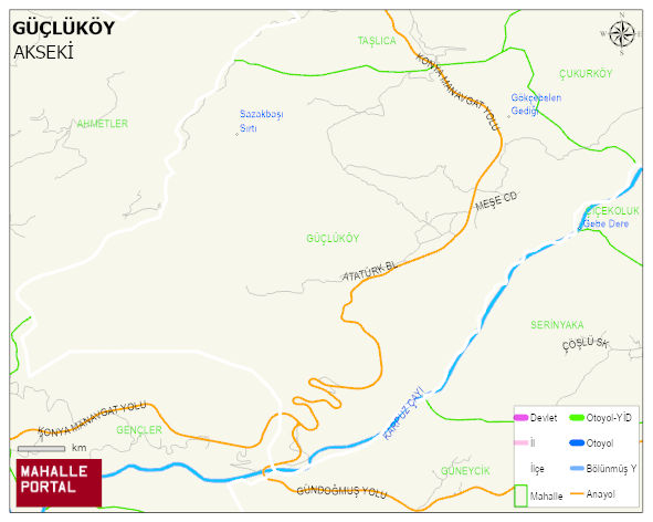 GÜÇLÜKÖY Mahallesi Haritası | Mahalle Sokak Haritası