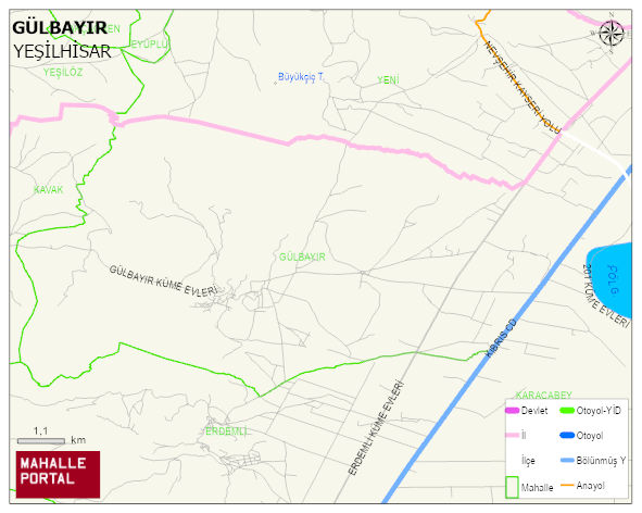 GÜLBAYIR Mahallesi Haritası | Güncel Mahalle ve Köy Haritası