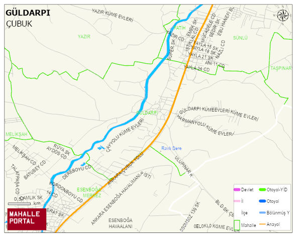 GÜLDARPI Mahallesi Haritası | Sayısal Bölge Görünümü
