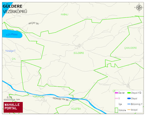 GÜLDERE Mahallesi Haritası | Mahalle Sokak Haritası
