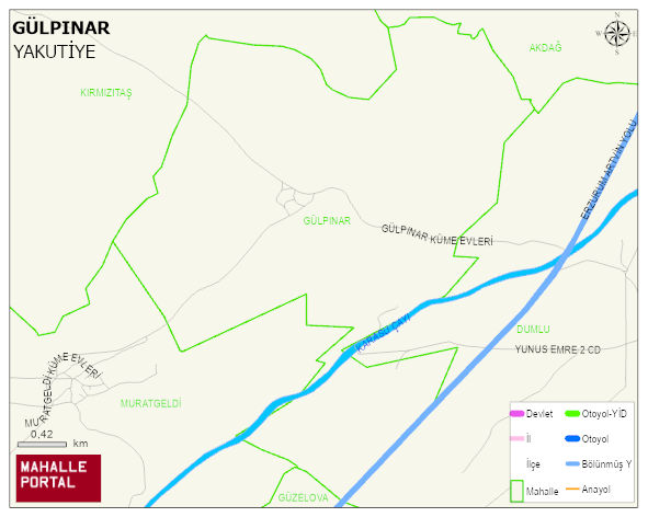 GÜLPINAR Mahallesi Haritası | Detaylı Köy ve Mahalle Görünümü
