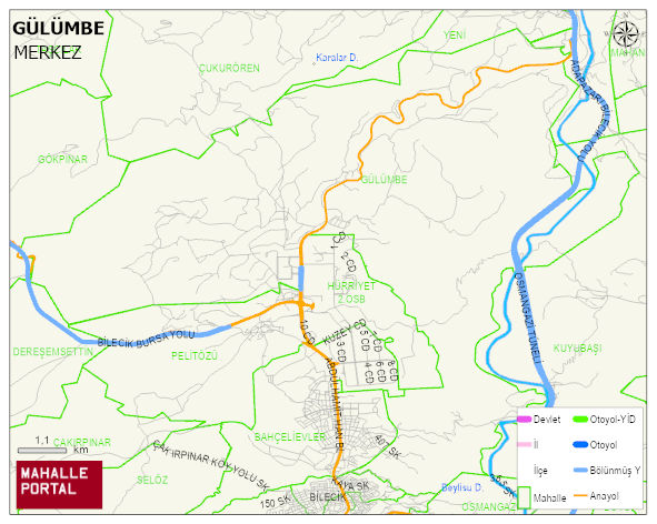 GÜLÜMBE Köyü Haritası | İnteraktif Köy ve Mahalle Sınırları