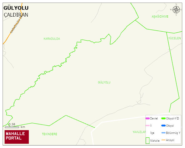 GÜLYOLU Mahallesi Haritası | Güncel Mahalle ve Köy Haritası