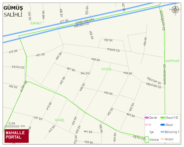 GÜMÜŞ Mahallesi Haritası | Dağlar, Ovalar ve Akarsu Bilgileri