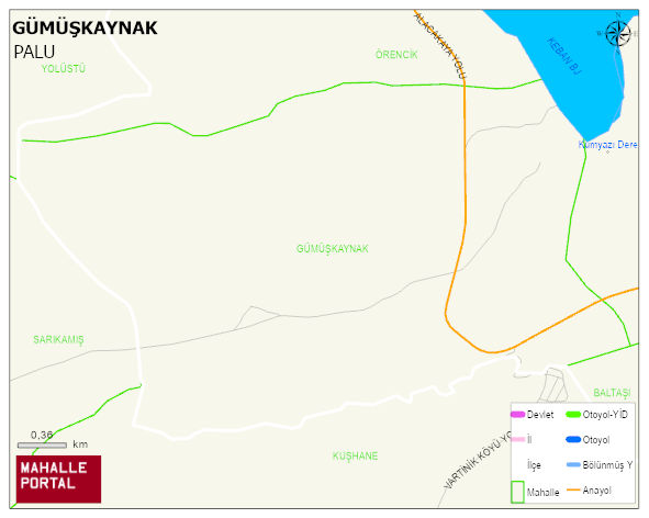 GÜMÜŞKAYNAK Köyü Haritası | Güncel Mahalle ve Köy Haritası