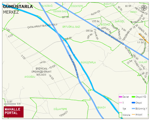 GÜMÜŞTARLA Köyü Haritası | İnteraktif Köy ve Mahalle Sınırları