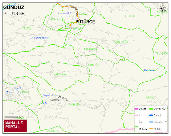 GÜNDÜZ Mahallesi Haritası | Uydu Görüntüsü ve Harita Detayları
