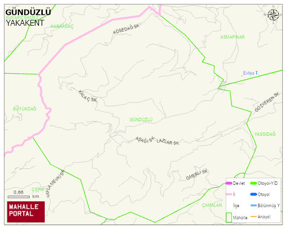 GÜNDÜZLÜ Mahallesi Haritası | Güncel Mahalle ve Köy Haritası