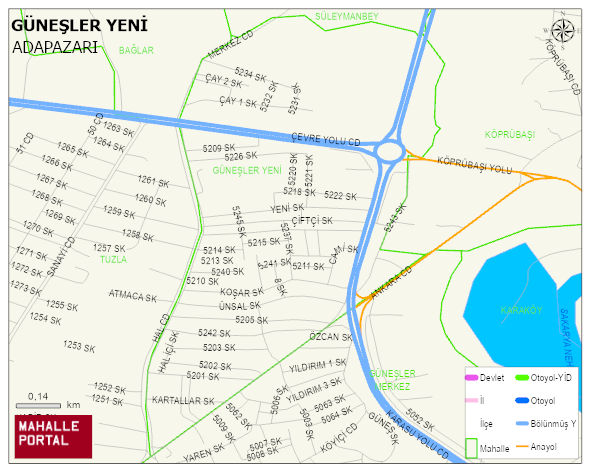 GÜNEŞLER YENİ Mahallesi Haritası | Uydu Görüntüsü ve Harita Detayları