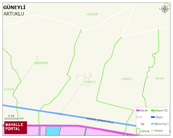 GÜNEYLİ Mahallesi Haritası | Uydu Görüntüsü ve Harita Detayları